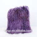 Hot sale Real Lamb Fur Tibetan Mongolian Lamb Fur Cushion